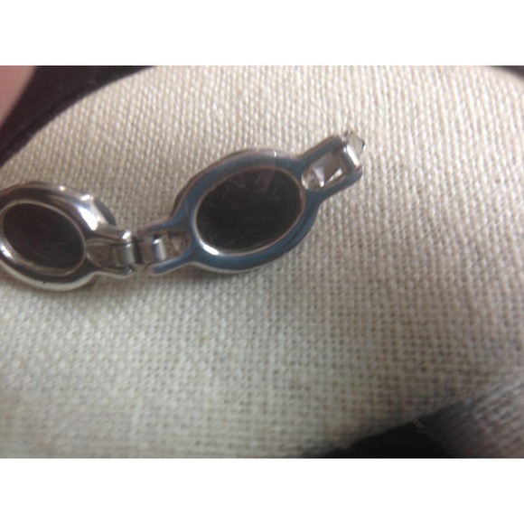 Vintage Black Scarab Choker & Earrings - Picture 10 of 10